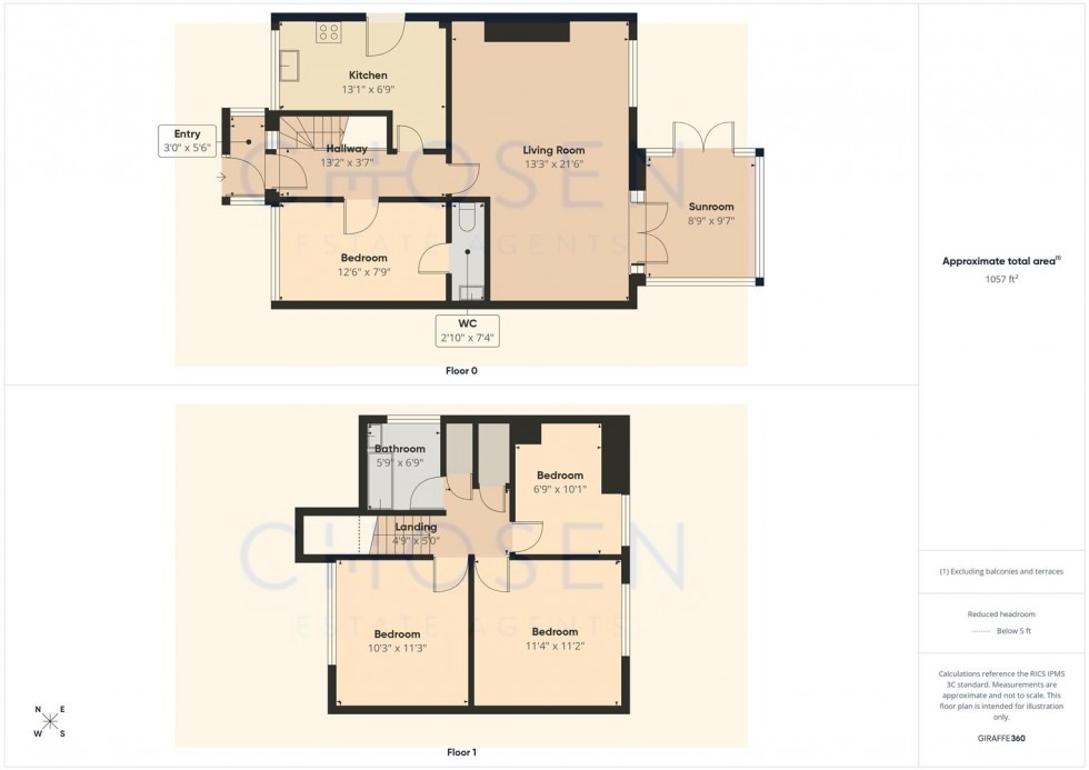 Floorplan for Oldbury Orchard, Gloucester