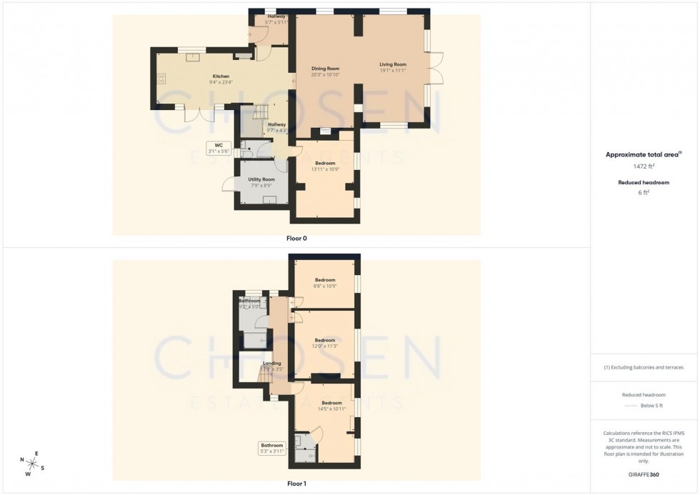 Floorplan for Barrow Hill, Churchdown, Gloucester