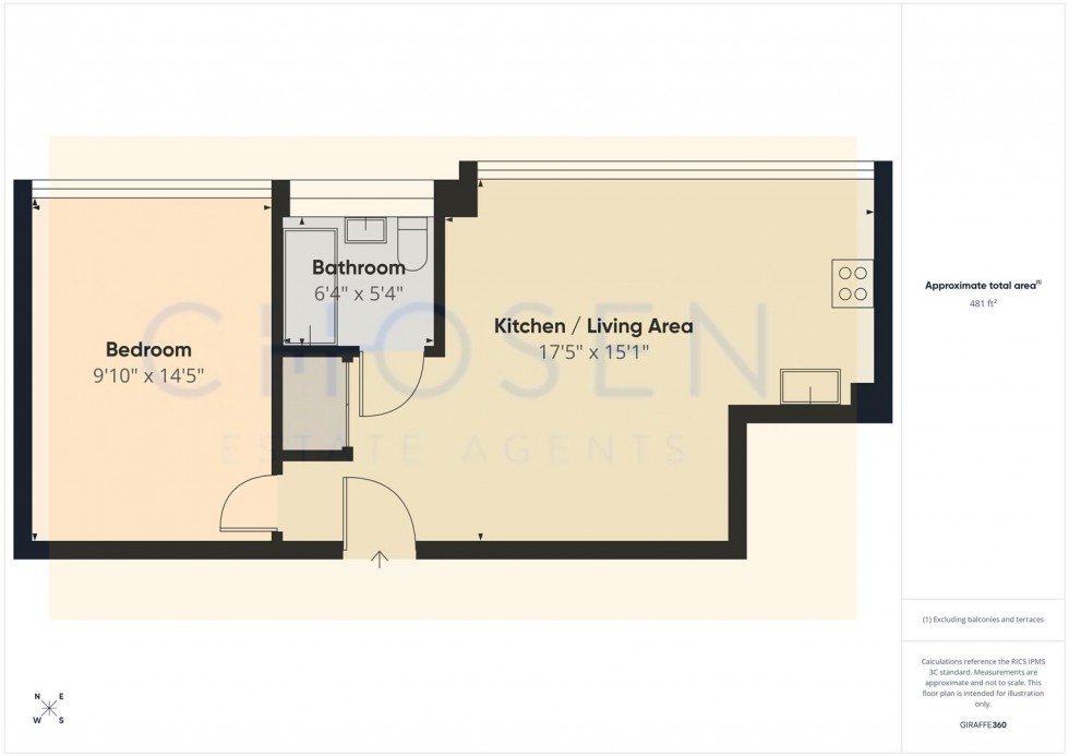 Floorplan for Three Cocks Lane, Gloucester