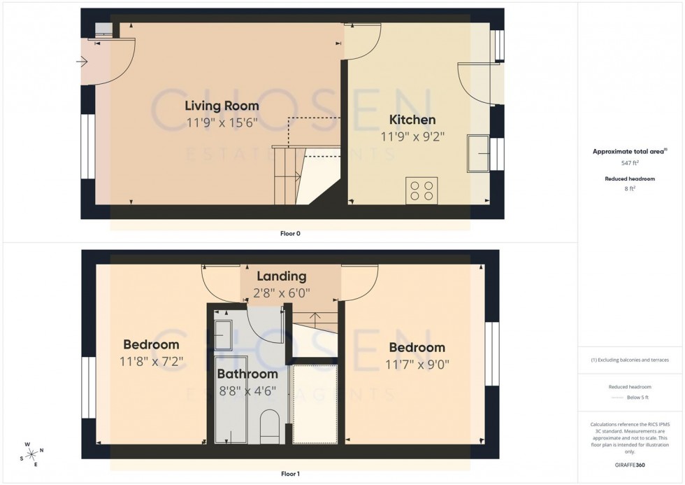 Floorplan for Minstrel Way, Churchdown, Gloucester