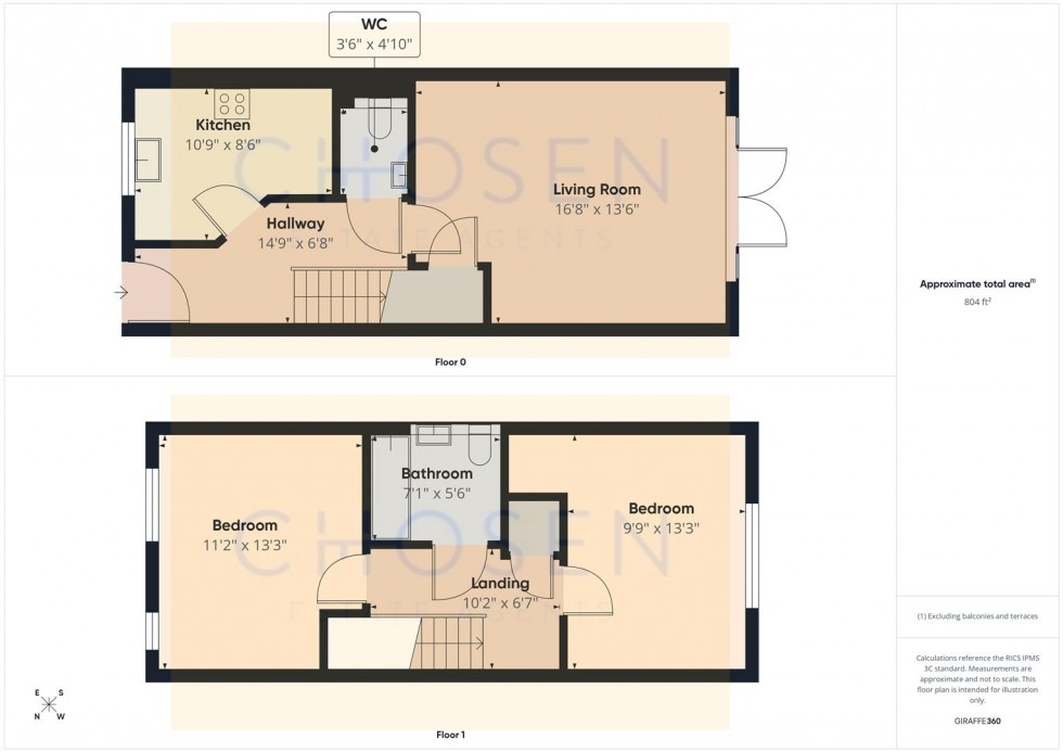 Floorplan for Lorimer Gardens, Churchdown, Gloucester
